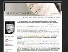 Tablet Screenshot of brendancolbert.com.au